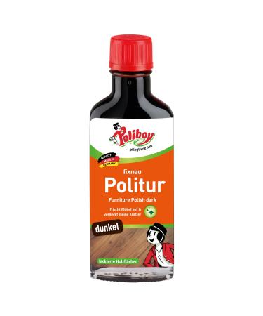 Poliboy Fix -New Pole Dark - Furniture Polite For Dark Lacquered Holzes - Color -refreshing wood polish - 1x 100 ml - Made in Germany Dunkel 100 ml (1 Pack)