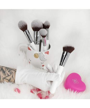 T4B Ilu Bake You Happy Set | 7-Part Professional Makeup Brush Set with Cleaner | Synthetic Bristles for Powder & Foundation - Buy Online on GoSupps.com