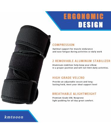 Elbow Brace for Tendonitis & Tennis Elbow Relief | Support for Bursitis & Sports Recovery - Perfect for Men & Women - Buy Online on GoSupps.com