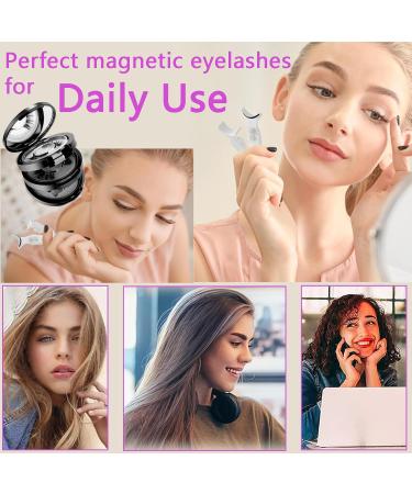 Magnetic Eyelashes with Applicator Beauty Haven Magnetic Lashes Magnetic Eyelashes Natural Look 3D False Eyelashes Magnetic Reusable Magnetic Eyelashes without Eyeliner No Glue Needed Gifts for Women - Buy Online on GoSupps.com