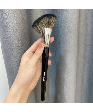 Worparsen Face Contour Brush Convenient Soft Synthetic Hair Portable Face Cheek Overall Setting Make Up Brush for Salon C - Buy Online on GoSupps.com