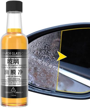 Oil Film Remover for Glass 150ML Instant Effect Cleaning Oil Film Cleaner Household Cleaning Products for Windshield Doors Cosmetic Mirror  - Buy Online on GoSupps.com