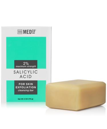 111MedCo 2% Salicylic Acid Cleansing 4oz. Soap Bar