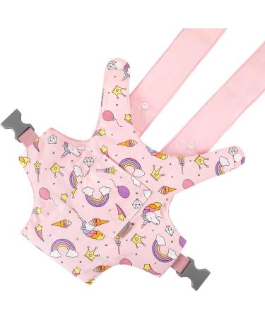GAGAKU Doll Carrier with Adjustable Straps for Kids - Pink Stars | Stuffed Animal Accessories - Buy Online on GoSupps.com