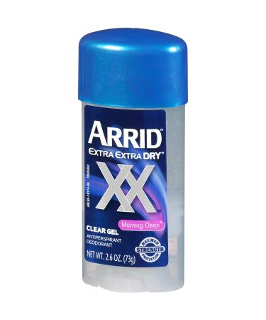 Arrid XX Extra Extra Dry Clear Gel Antiperspirant Deodorant Morning Clean 2.6 Oz - Pack of 6 - Buy Online on GoSupps.com
