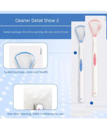Premium 4PCS Tongue Scraper Set - Oral Health Tools for Fresh Breath - Buy Online on GoSupps.com