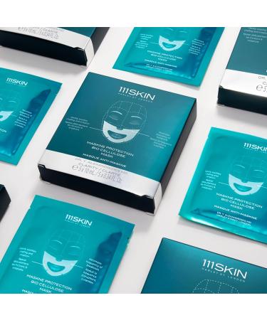 111SKIN Maskne Protection Bio Cellulose Mask - Calm & Strengthen Skin | Ideal for PPE Use | Set of 5 - Buy Online on GoSupps.com