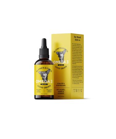 St. Vince & Vince Omega 3 dogs dietary supplements - 100ml I daily dogs vitamins and minerals for vitality & metabolism I antioxidative salmon oil hemp oil vitamin E i Made in DE