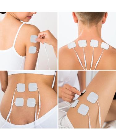TENS Unit Replacement Pads 5x5CM 20PCS Self-Adhesive Electrodes for Electrotherapy - Buy Online on GoSupps.com