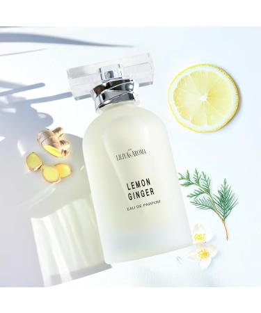 Liliya's Aroma Perfume Lemon - Ginger with Citrus Vegan Essential Oils | Clean Scent | Cruelty-Free | Unisex Eau de Parfum | 3.4 Fl Oz 3.4 Fl Oz (Pack of 1) Lemon - Ginger - Buy Online on GoSupps.com
