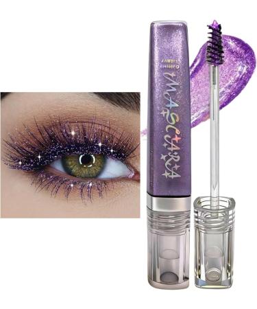 Shiny Glitter Mascara | Intense Volume Lashes 5 g Sweat Resistant Mascara | For Sensitive Eyes Women Mother Girlfriend Evening Wedding - Buy Online on GoSupps.com