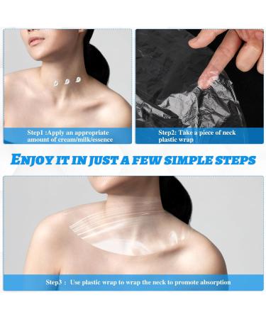 100 Sheets Neck Mask Patches - Disposable Facial Tightening Film for Wrinkles & Moisture Locking - Skin Care Essential - Buy Online on GoSupps.com