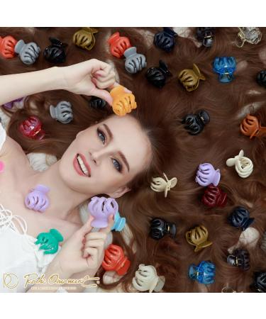 Shop RC Roche 6-Piece Pumpkin Clamp Set - High-Quality Octopus Hair Clips for Women with Interlocking Teeth | Large Colored Multifunctional Claw Clips - Buy Online on GoSupps.com