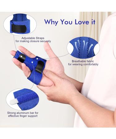 Finger Brace for Arthritis & Tendon Injury | Trigger Finger Splint | Mallet Finger Stabilizer & Knuckle Immobilizer - Buy Online on GoSupps.com
