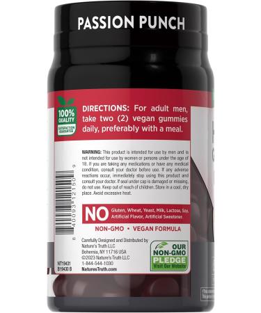Nature's Truth Horny Goat Weed Gummies - 60 Count | Vegan & Non-GMO Supplement with Maca Root - Gluten Free Passion Punch Flavor for Men - Buy Online on GoSupps.com