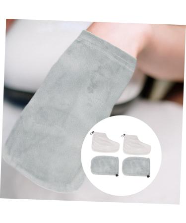 Housoutil 2 Pairs Gloves Paraffin Wax Booties Paraffin Accessories Paraffin Wax Cover Paraffin Glove Small Bag Insert for Handbags Hand Kit Hot Wax for Hands Hand Wax Foot Boots 28x20cm Grey - Buy Online on GoSupps.com