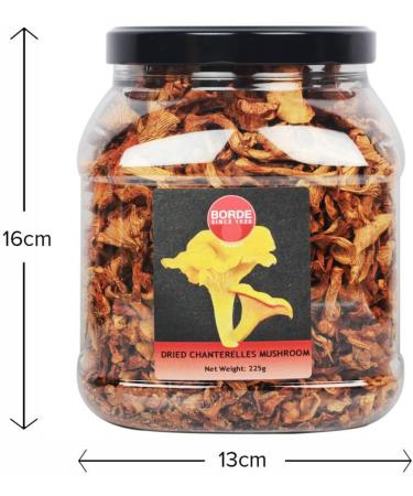  Borde Borde Dried Chanterelles PET Jar 225g - Buy Online on GoSupps.com