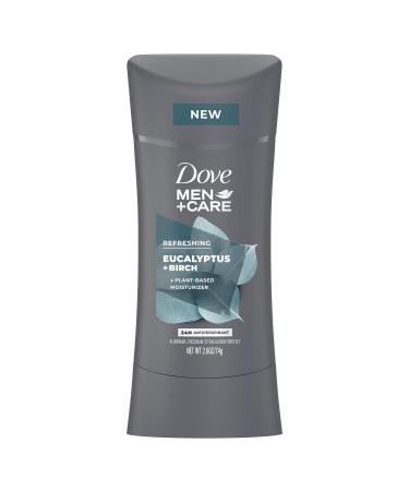 Dove Men+Care Antiperspirant Deodorant Antiperspirant Eucalyptus + Birch Natural Inspired Deodorant for men 2.6 OZ Eucalyptus 2.6 Ounce (Pack of 1)