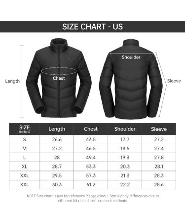 CAMELSPORTS Men's Lightweight Packable Down Jacket - X-Large Black - Buy Online on GoSupps.com