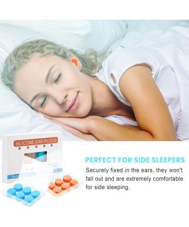12PCS Reusable Silicone Ear Plugs - Noise Cancelling Soft & Waterproof for Sleeping Swimming Snoring Concerts & Travel - Buy Online on GoSupps.com