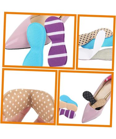 FOMIYES High Heel Stickers - 12 Pairs Comfortable Heel Liners & Grips for Loose Shoes - Replaceable Polyurethane Sponge Pads for All High Heels - Buy Online on GoSupps.com