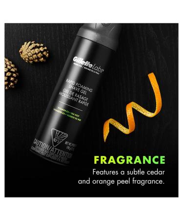 GilletteLabs Men's Rapid Foaming Shave Gel - 7 OZ - Buy Online on GoSupps.com