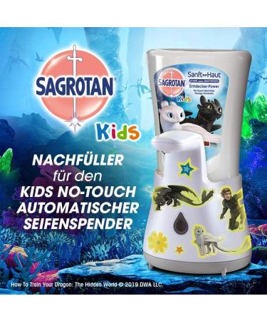 Sagrotan No-Touch Kids Aloe Vera Hand Soap Refill 250ml - Automatic Dispenser Compatible - 1 Pack - Buy Online on GoSupps.com
