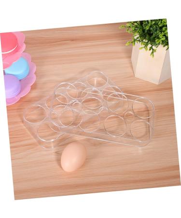 UKCOCO 2pcs Eggs Refrigerator Egg Trays for Kitchen Egg Holder Egg Racks Egg Plate No Cover Storage Rack - Buy Online on GoSupps.com