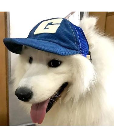 Adjustable Dogs Baseball Cap with Ear Holes - Breathable Sun Hat for Summer Travel - Perfect for Pets & Puppies - Buy Online on GoSupps.com