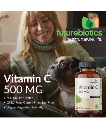 Futurebiotics Vitamin C 500mg Non-GMO 250 Tablets - Buy Online on GoSupps.com