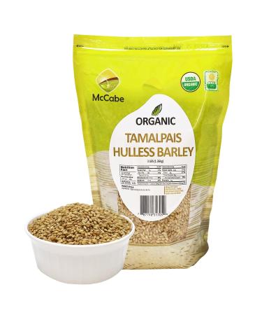 McCabe Organic Tamalpais Hulless Barley 3lb - USDA & CCOF Certified, Product of USA - Buy Online on GoSupps.com