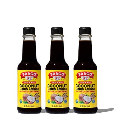 Bragg Coconut Aminos, All Purpose Seasoning, 10 Oz, 3 Pack