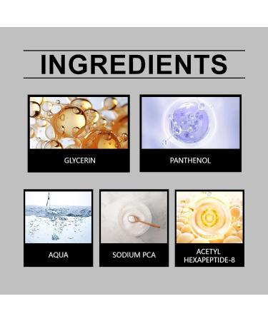 2PCS Facial Serum with Glycerin and with Peptides - Formula to Help Reduce Appearance of Fine Lines and Improve Skin Elasticity - 30ml - Buy Online on GoSupps.com