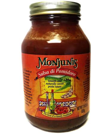 Monjunis, Salsa Di Pomidoro, 32.5 Ounce