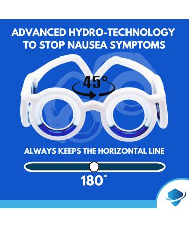 Anti-Motion Sickness Smart Glasses - Lightweight Nausea Relief for Travel, Gaming & Sports - No Lens Liquid Design - Suitable for Adults & Kids - Buy Online on GoSupps.com