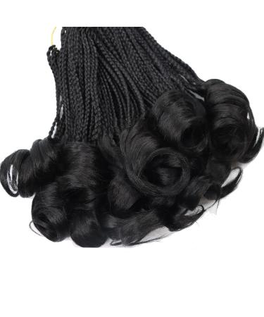 10 Inch French Curly Crochet Hair for Black Women - Goddess Box Braids with Curly Ends | Pre-Looped Kids Crochet Hair - Short Knotless French Curls - Buy Online on GoSupps.com
