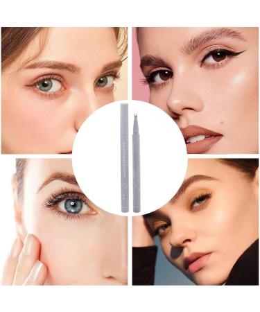 Makeup Eyeliner Waterproof Liquid Eyeliner Lashes Pencil | Ultra-Fine Tip Smudge Proof Eyeliner Long Lasting Multi-Function Makeup for Lower Eyelashes Brow Littryee Gray-black - Buy Online on GoSupps.com