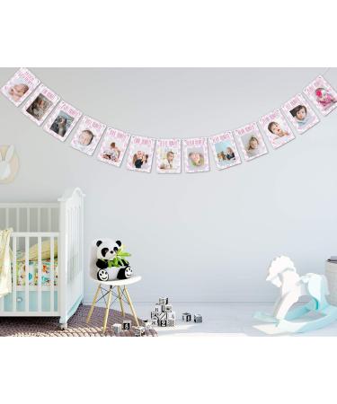Friendly Fox Photo Garland | 1st Birthday Pennant Chain | Nursery Decoration & Baby Milestones - Buy Online on GoSupps.com