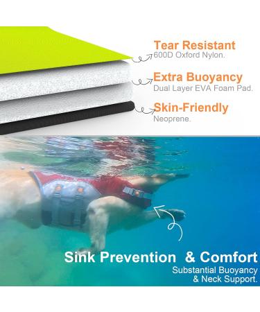 Buy ThinkPet Dog Life Jacket - Adjustable Reflective Lifesaver with Buoyancy - Green L for Safe Boating & Outdoor Adventures - Buy Online on GoSupps.com