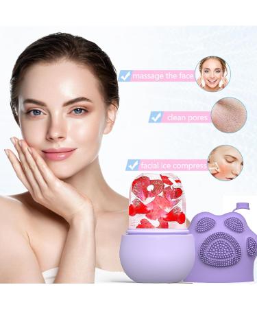Joyeee Ice Face Roller | Silicone Facial Roller for Puffiness Relief Migraine Pain Relief & Skincare - Reusable Ice Cubes & Perfect Gifts for Women - Buy Online on GoSupps.com