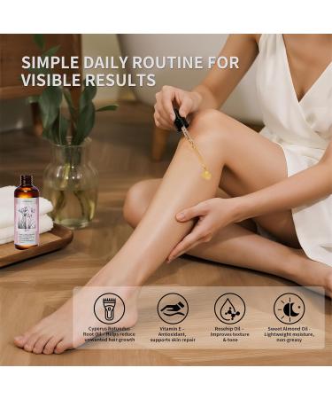Cyperus Rotundus Oil for Hair Removal Natural Lightweight & Gentle Formula That Slows Regrowth Safe for Sensitive Skin for Longer-Lasting Smoothness with Less Shaving - Buy Online on GoSupps.com