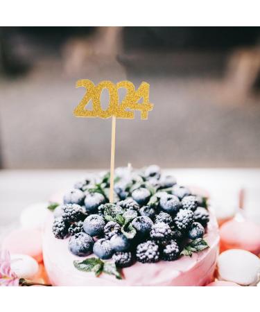 UPKOCH 24 Pcs Graduation Cake Toppers Graduation Cupcakes Picks 2024 Congrats Grad Cake Decor Graduation Party Decorations - Buy Online on GoSupps.com