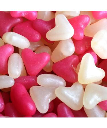 Pink and White Jelly Love Hearts Beans Valentine s Day Candy Wholesale Wedding Sweets (500g) - Buy Online on GoSupps.com