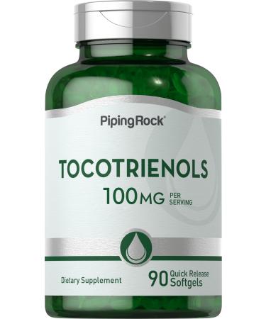 Tocotrienols | 100mg | 90 Softgels | Non-GMO Gluten Free Supplement | by Piping Rock