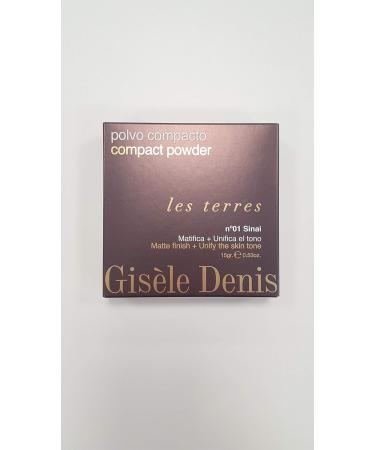 GISELE DENIS Les Terres Compact Powder No. 1 Sinai | Premium Make-up & Tanning 15g - Worldwide Shipping - Buy Online on GoSupps.com
