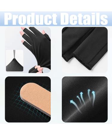 Buy Dykjgsgo UV Shield Gloves - Protect Your Hands from LED Lamps | Fingerless Gel Manicure Gloves for Nail Art - Buy Online on GoSupps.com