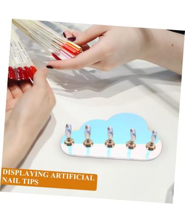 minkissy 1 Set Nail Tools Press on Nails Stand False Nails Display Stand Nails Tips Display Stand Nail Art Practice Stand Press on Fake Nails Stand Press on Nails Holder Metal Bracket Fairy - Buy Online on GoSupps.com