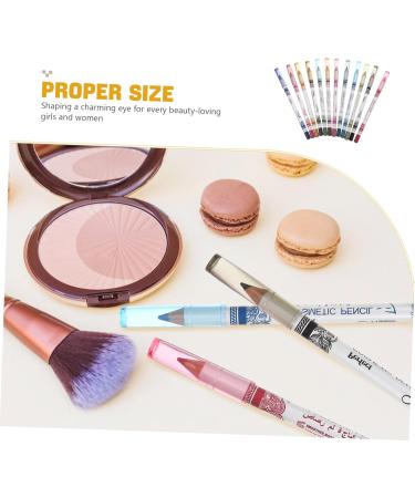 CIMAXIC 12pcs Eyeliner Lip Colour Liner Eye Pencil Eyeshadow Cosmetic Pen Makeup - Buy Online on GoSupps.com