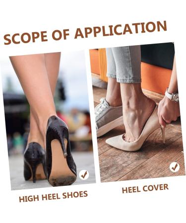 Buy VALICLUD 16 Pairs High Heels Heel Covers - Protective Tips & Non-Slip Caps for Latin Shoes | International Shipping - Buy Online on GoSupps.com