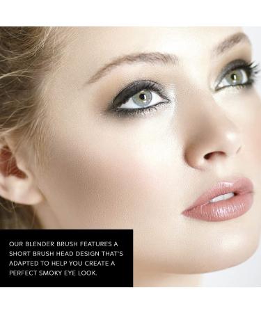 Professional Pro Precision Luxurious Blender Brush 25E - Premium Black Makeup Brushes for Flawless Application - Buy Online on GoSupps.com